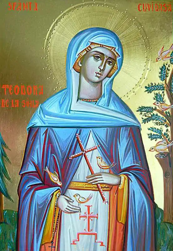 Sfânta Cuvioasă Teodora de la Sihla 7 august - a