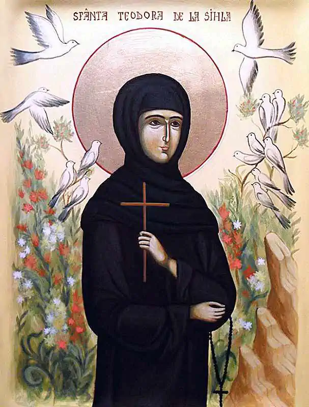 Sfânta Cuvioasă Teodora de la Sihla 7 august - b