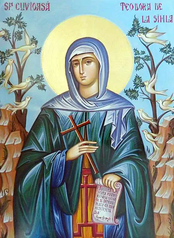 Sfânta Cuvioasă Teodora de la Sihla 7 august - d