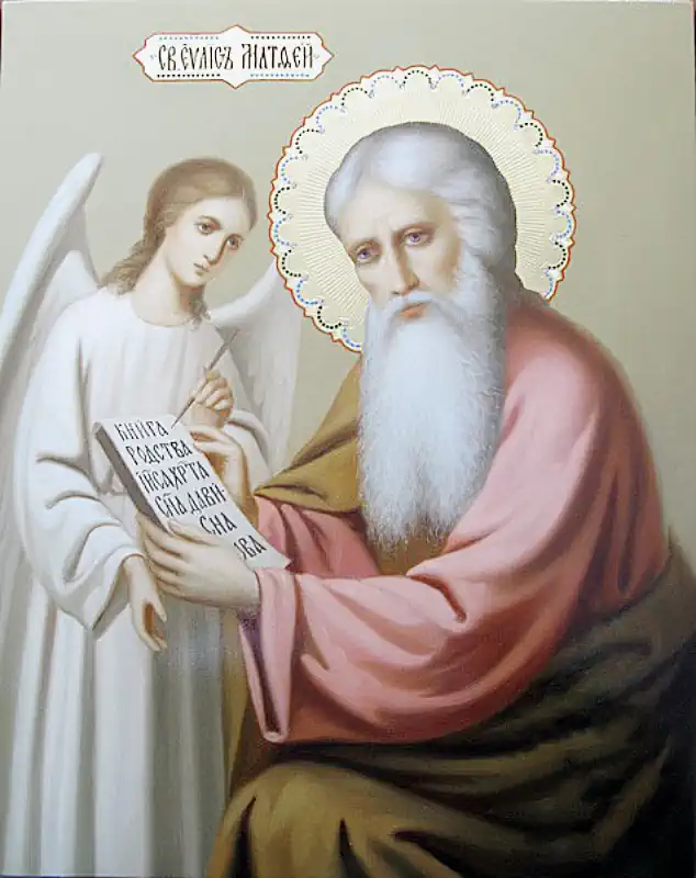 Icoana Sfântului Apostol și Evanghelist Matei 16 noiembrie -c- pravila.ro
