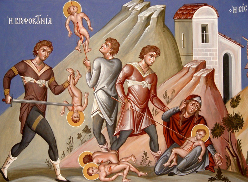 Sfinții 14000 de prunci uciși de Irod 29 decembrie -a- pravila.ro