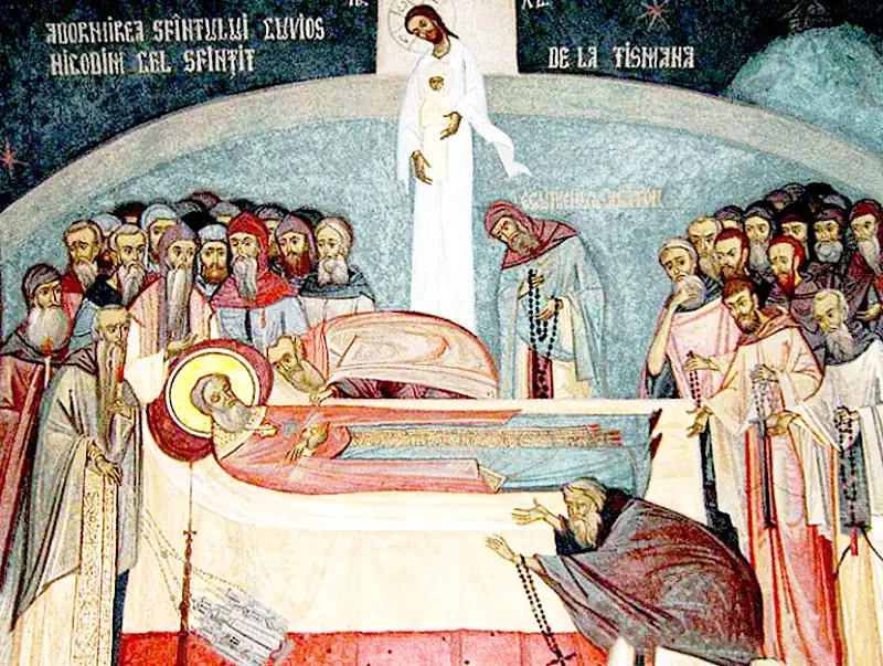 Trecerea la cele veșnice a Sfântul Cuvios Nicodim cel Sfințit de la Tismana 26 decembrie - pravila.ro
