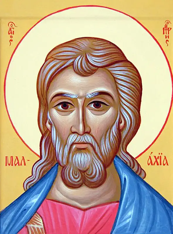 Icoana Sfântului Proroc Maleahi 3 ianuarie - pravila.ro