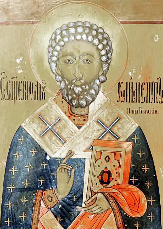 Icoana Sfântului Sfințit Mucenic Clement, episcopul Ancirei 23 ianuarie -a- pravila.ro