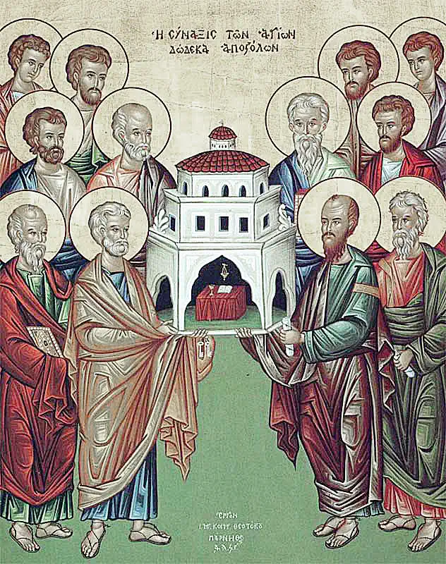 Icoană la Soborul Sfinților 12 Apostoli - pravila.ro