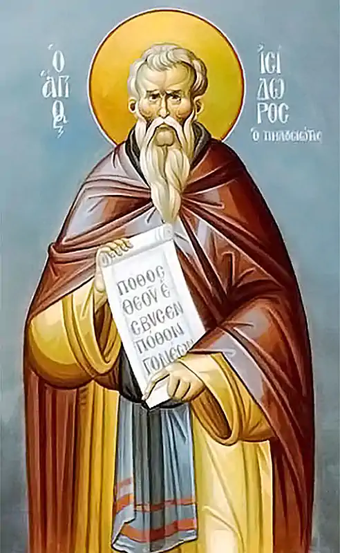 Sfântul Cuvios Isidor Pelusiotul 4 februarie - b