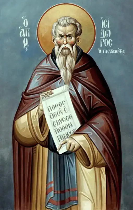 Sfântul Cuvios Isidor Pelusiotul 4 februarie -d- pravila.ro