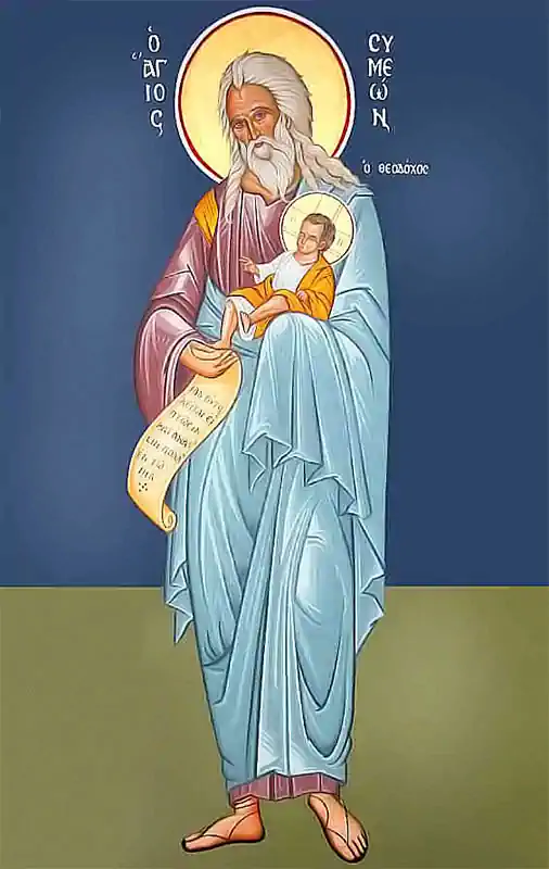Sfântul și dreptul Simeon, primitorul de Dumnezeu și proorocița Ana 3 februarie - c