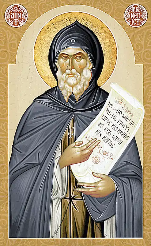 Sfântul Cuvios Benedict de Nursia 14 martie - a