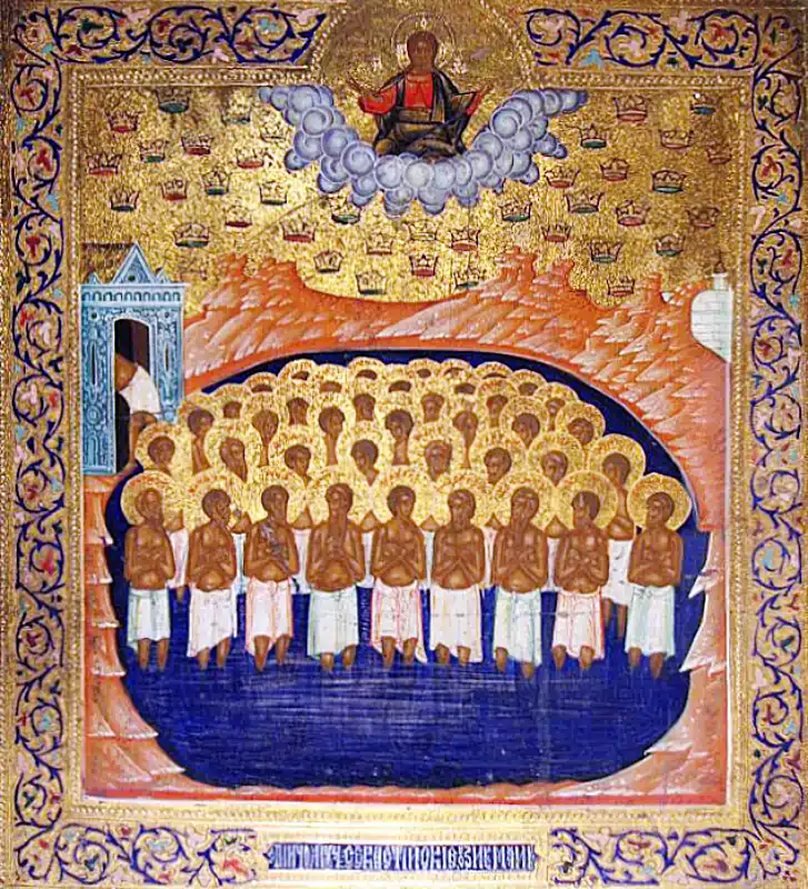 Sfinții 40 de Mucenici din Sevastia 9 martie - a