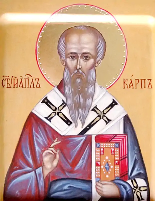 Sfântul Apostol Carp, unul din cei 70 de apostoli 26 mai-a