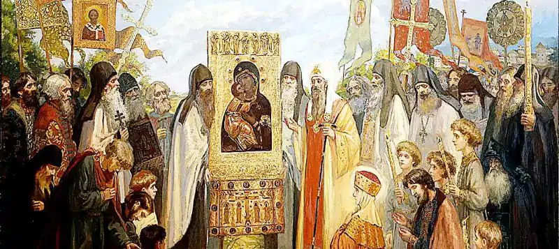 Aducerea Icoanei Maicii Domnului din Vladimir - Catedrala Adormirii Maicii Domnului (Vladimir) la Moscova