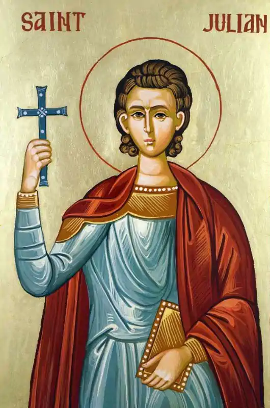 Icoana Sfântului Mucenic Iulian din Tars 21 iunie