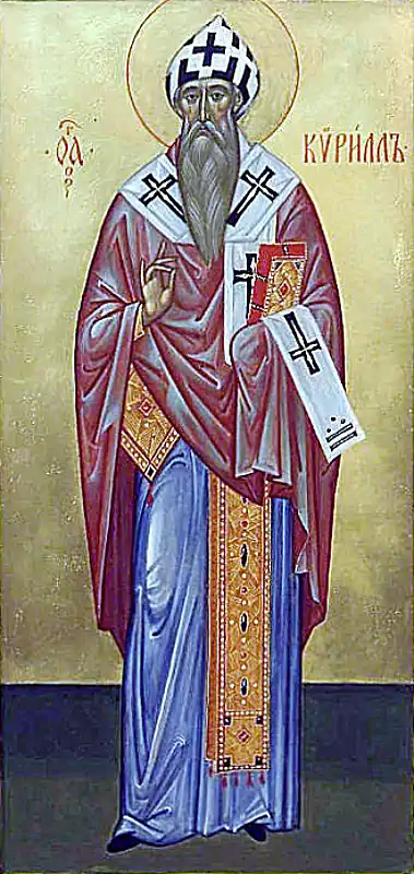Sfântul Ierarh Chiril, Arhiepiscopul Alexandriei 9 iunie - a