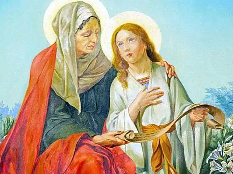 Sfânta Ana împreună cu Maica Domnulu - b