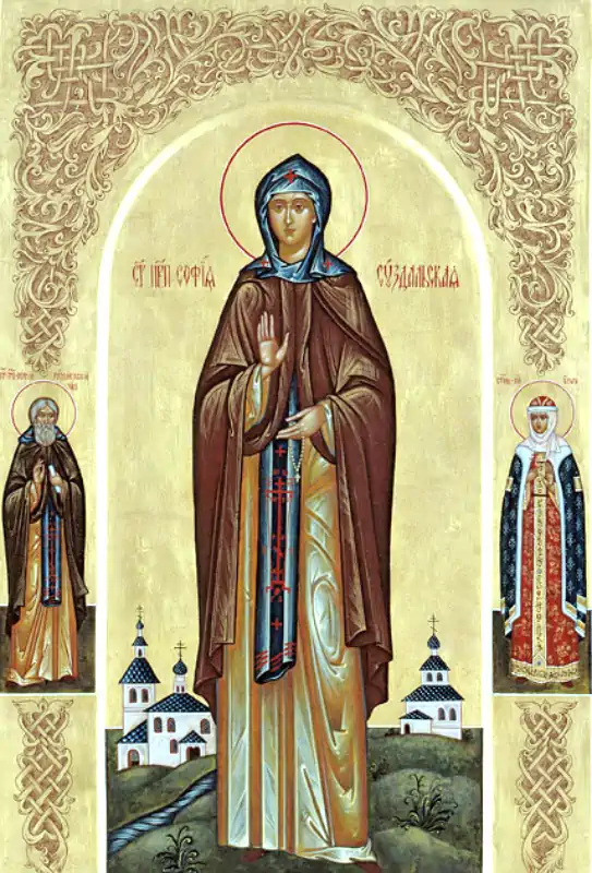 Icoana Sfintei Sofia de Suzdal 1 august