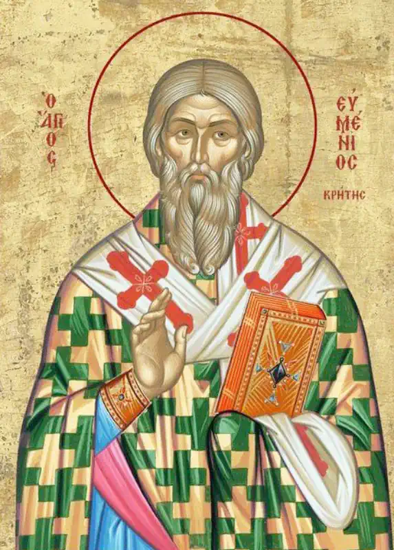 Icoana Sfântului Ierarh Eumenie, Episcopul Gortinei 18 septembrie - pravila.ro