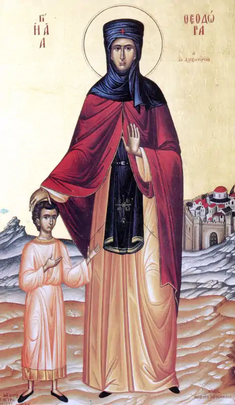 Sfânta Cuvioasă Teodora din Alexandria 11 septembrie - b