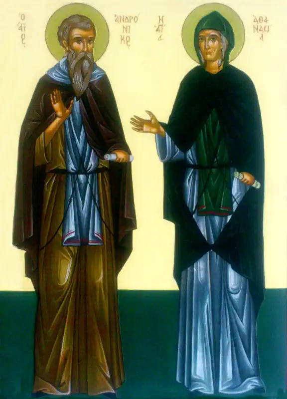 Sfinții Cuvioșii Andronic și Atanasia 9 octombrie -c- pravila.ro