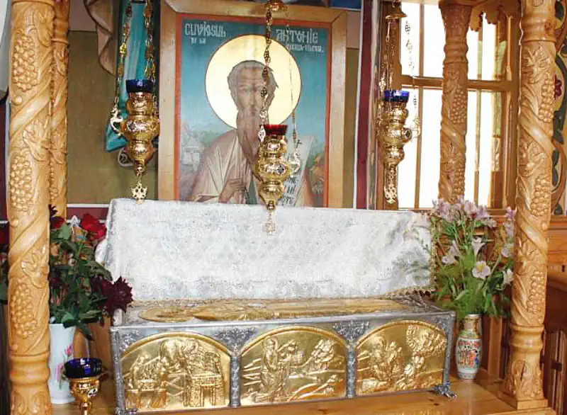 Moaștele Sfântului Cuvios Antonie de la Iezerul Vâlcii 23 noiembrie - pravila.ro