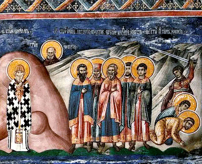 Martiriul Sfinților Mucenici Tirs, Calinic, Filimon și Apolonie 14 decembrie -a- pravila.ro