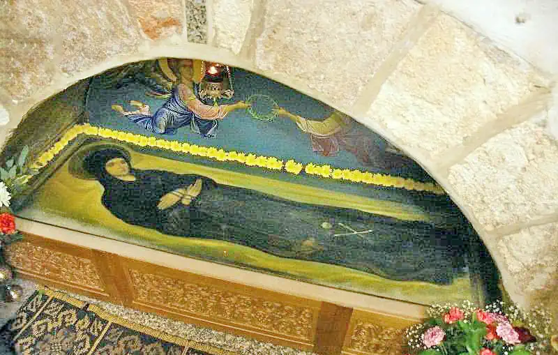 Mormântul Sfintei Cuvioase Melania Romana 31 decembrie - pravila.ro