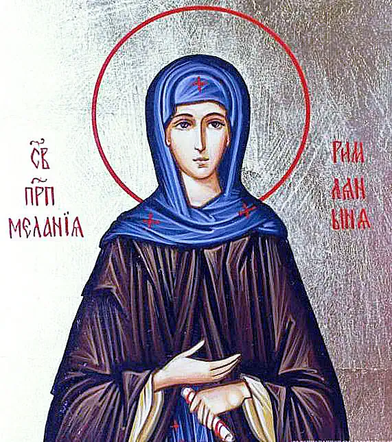 Sfânta Cuvioasă Melania Romana 31 decembrie -c- pravila.ro